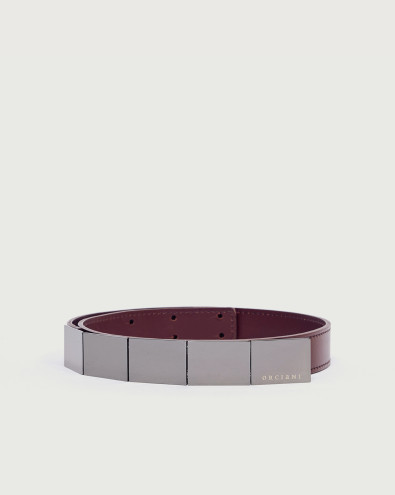 Alba leather belt 2,5 cm