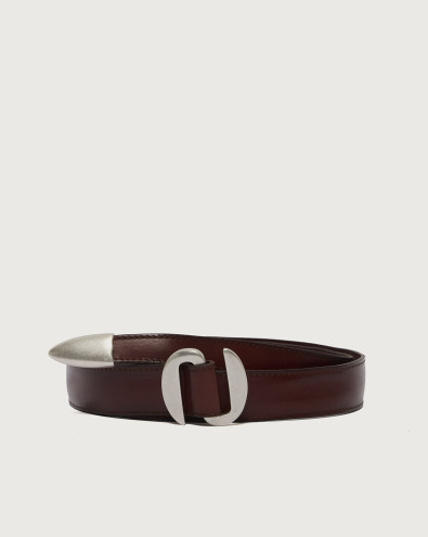Broken O Bull Soft leather belt 3 cm