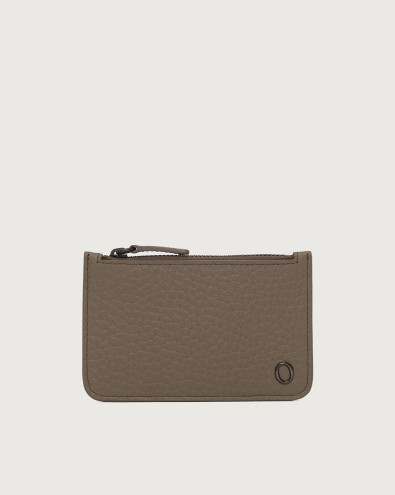 Portafoglio portacarte con zip Soft