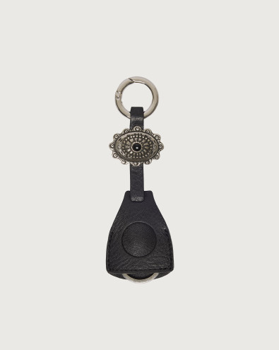 Lagoon leather key ring
