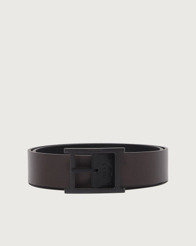 Monaco Double reversible leather belt 3,5 cm