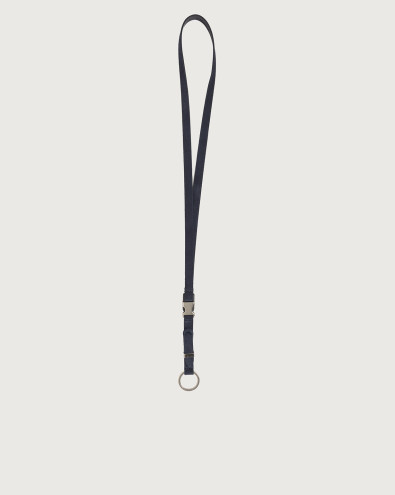 NoBuckle Suede leather neck key fob