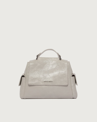 Sveva Stark Cargo Small leather handbag with strap