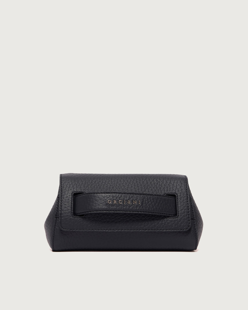 Gossip Soft grained leather clutch bag