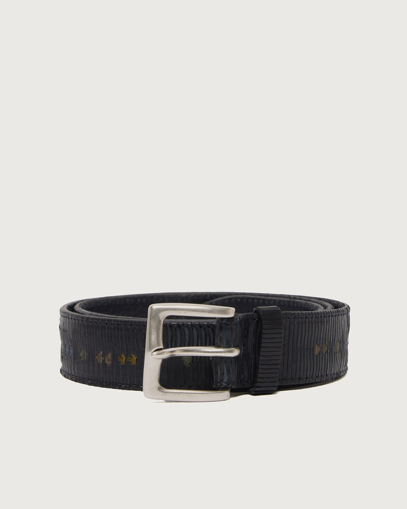 Blade Symbol leather belt 3,5 cm