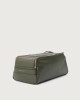 Orciani Micron leather shoe bag Grained leather Olive green