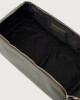 Orciani Micron leather shoe bag Grained leather Olive green