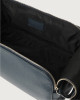 Orciani Micron leather shoe bag Grained leather Navy