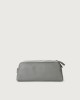 Orciani Micron leather shoe bag Grained leather Light grey