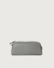 Orciani Micron leather shoe bag Grained leather Light grey