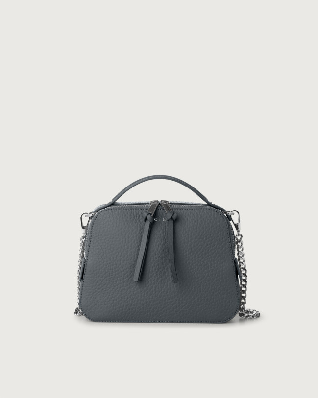 Orciani Chéri Soft leather mini bag with strap Leather Blue