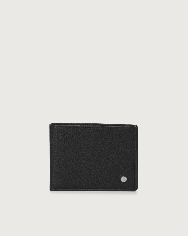 Orciani Micron leather wallet Leather Black