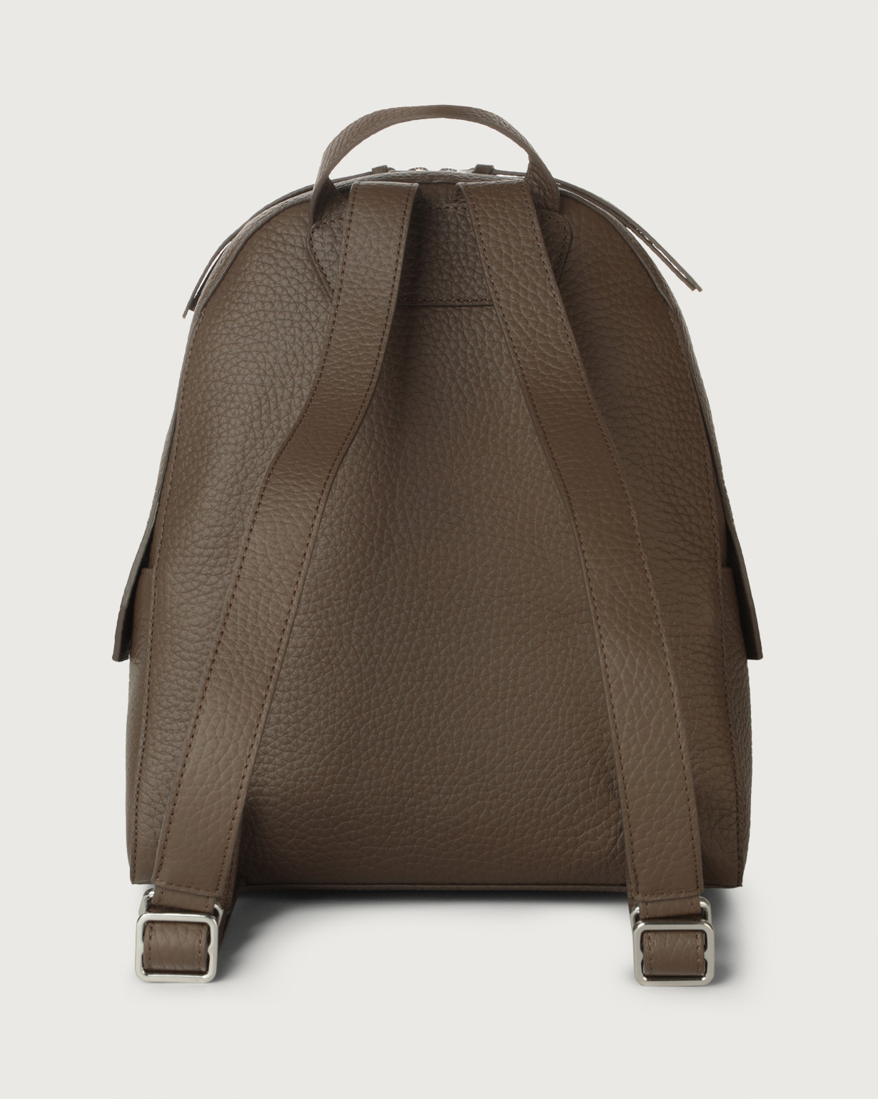 ORCIANI. POSH Soft leather backpack. color brown
