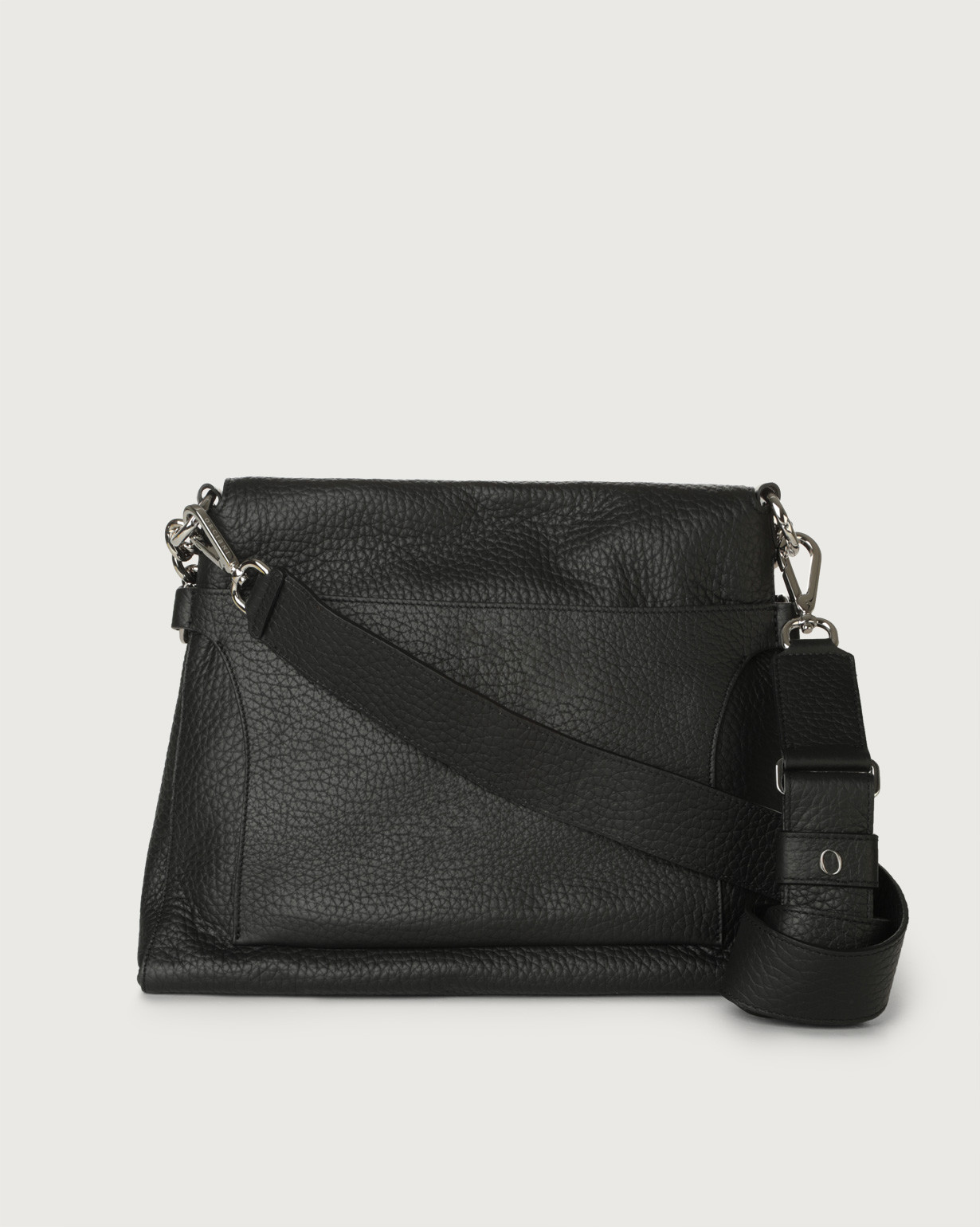Soft leather black crossbody bag store