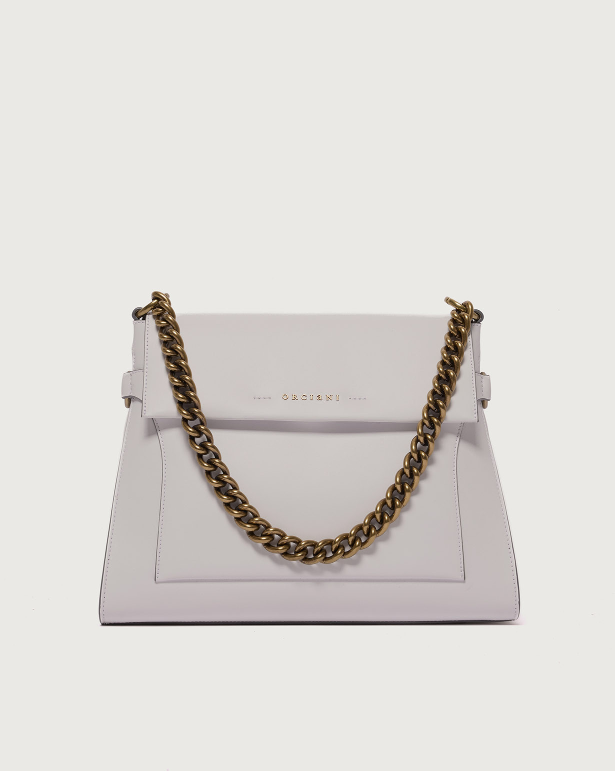 ORCIANI. Missy Couture leather shoulder and crossbody bag with
