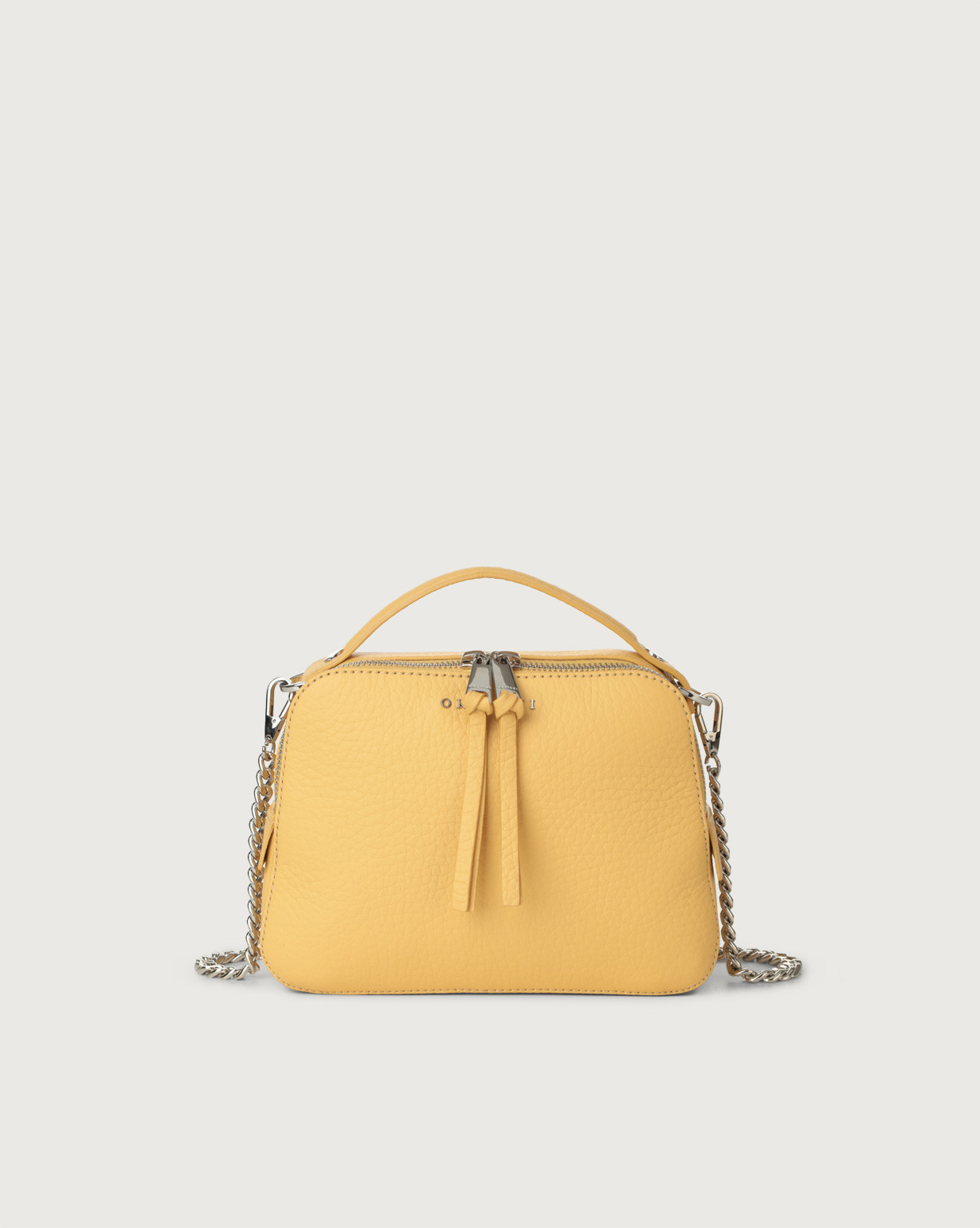ORCIANI. Chéri Soft leather hand mini bag with shoulder strap