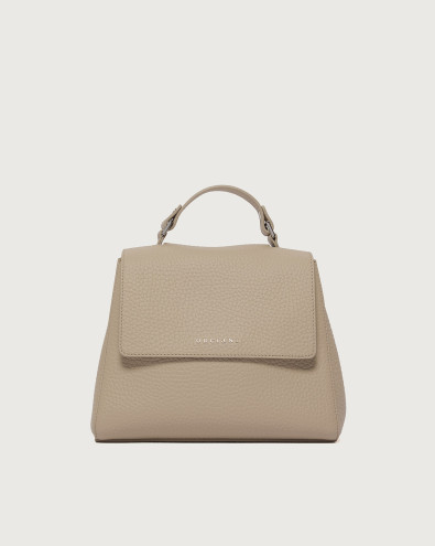 Sveva Soft Small leather handbag with shoulder strap