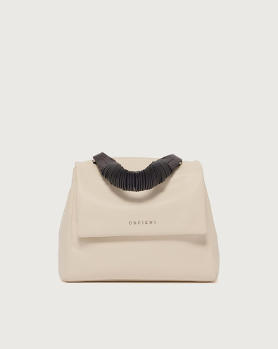 Sveva Jungle Small leather handbag with strap