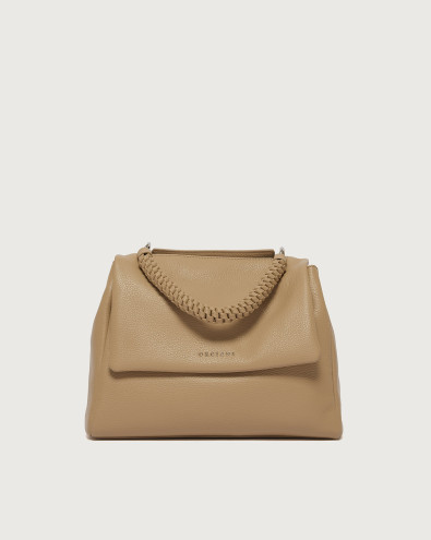 Sveva Sense Scooby Midi leather shoulder bag with strap