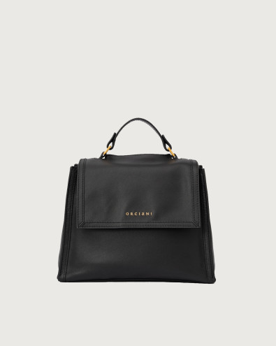 Sveva Nappa Small leather handbag with strap
