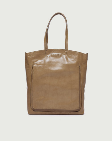 Vulona M Notturno Oro leather tote bag