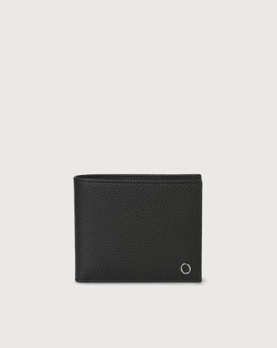 Micron leather wallet with coin pocket