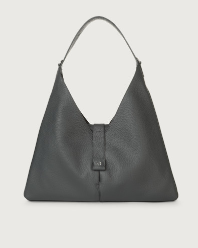 Vita Soft leather shoulder bag with strap