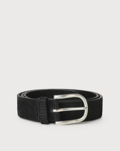 Blade leather belt 3,5 cm