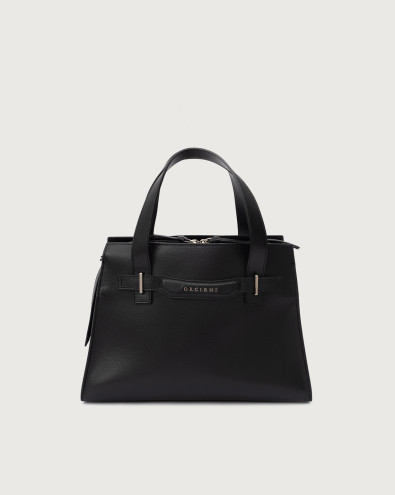 POSH Premium Medium leather handbag with strap