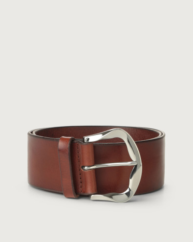 Bull soft leather belt 5 cm