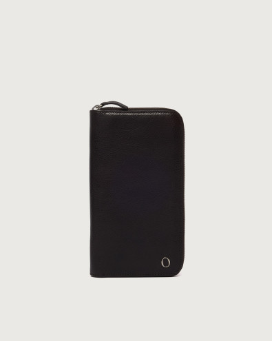 Lagoon Zip Around leather wallet