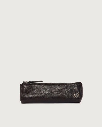Lagoon leather key pouch