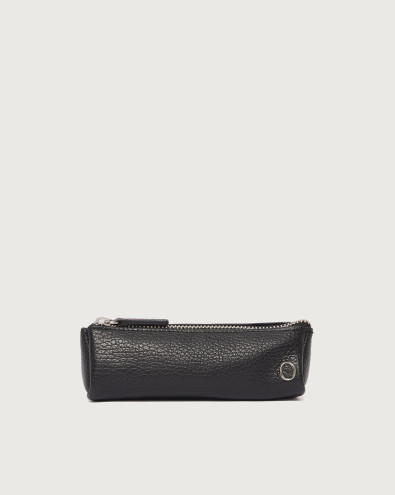 Micron leather coin pouch