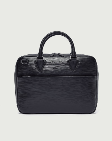 New Prestige extra slim leather business bag
