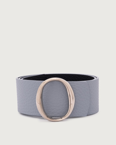 Soft Double reversible leather belt 5,5 cm