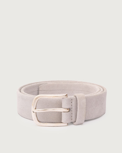 Amalfi suede leather belt 3,5 cm