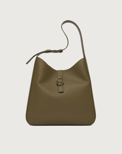 Gea Soft grained leather shoulder bag