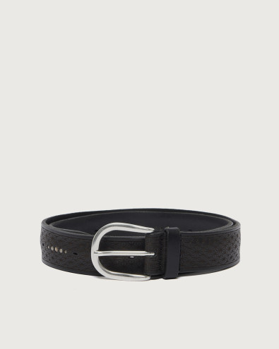 Bull Soft leather belt 3,5 cm