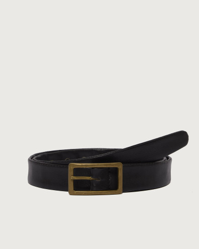 Colorado B vintage effect leather belt 2,5 cm
