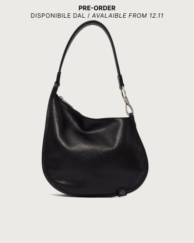 Chaos Lagoon Small leather shoulder bag with strap
