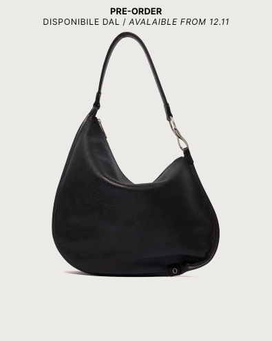 Chaos Lagoon Midi leather shoulder bag with strap