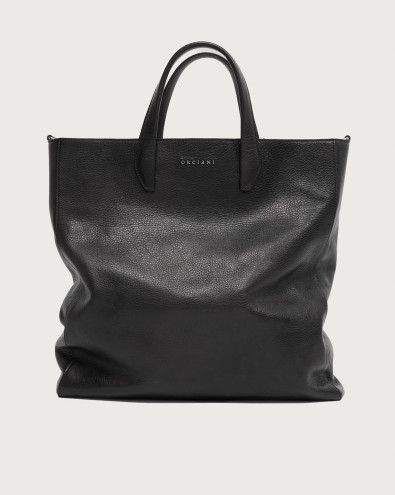 Work Lagoon leather tote bag