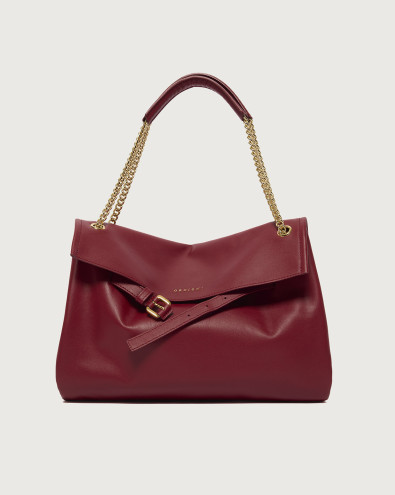 Venus Nappa Midi leather shoulder bag