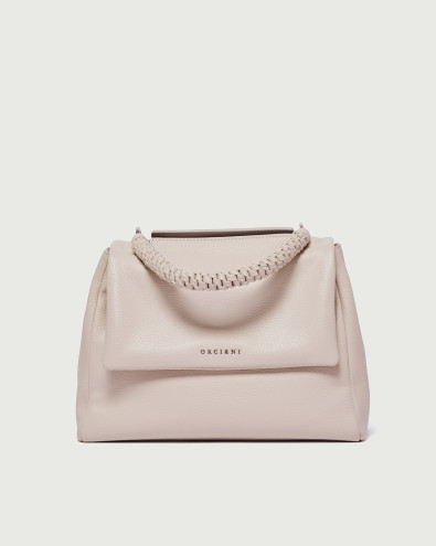 Sveva Sense Scooby Midi leather shoulder bag with strap