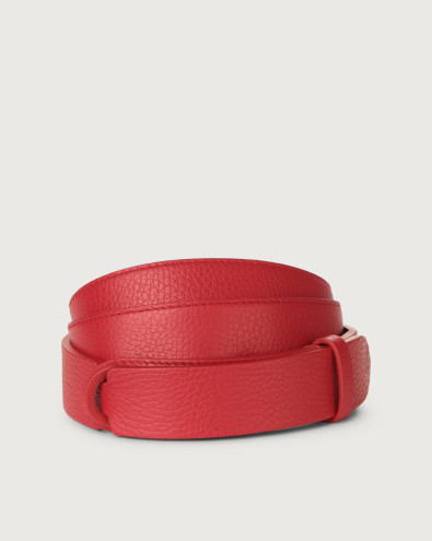 Micron leather Nobuckle belt