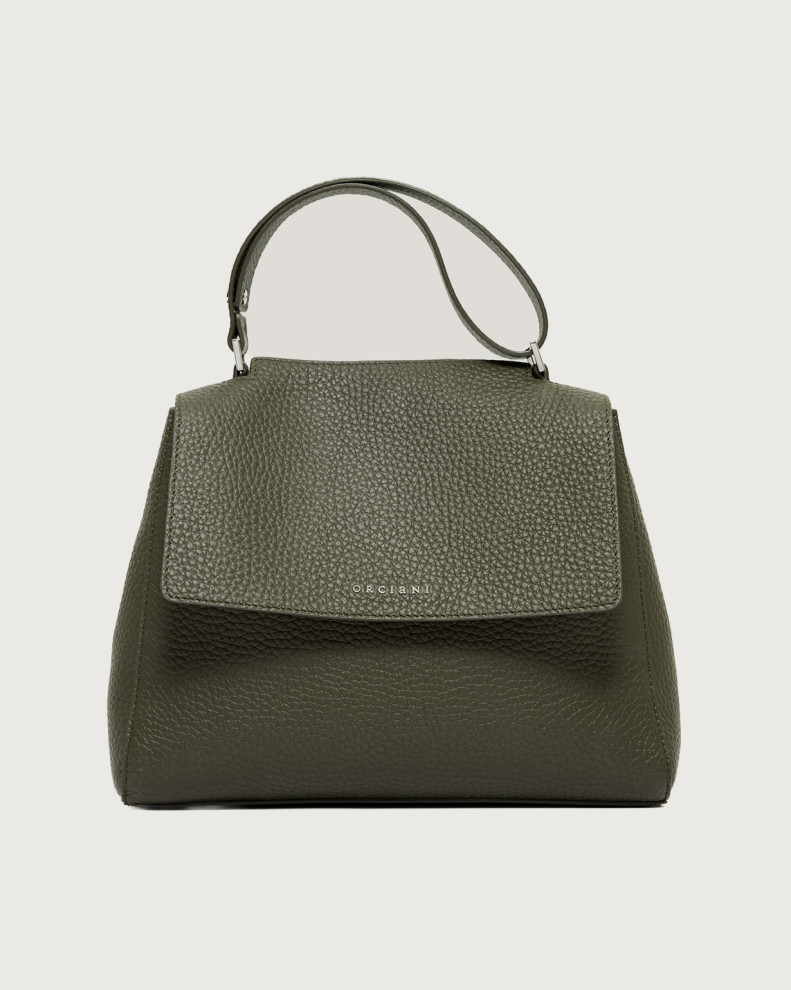 Sveva Soft Medium leather shoulder bag with shoulder strap