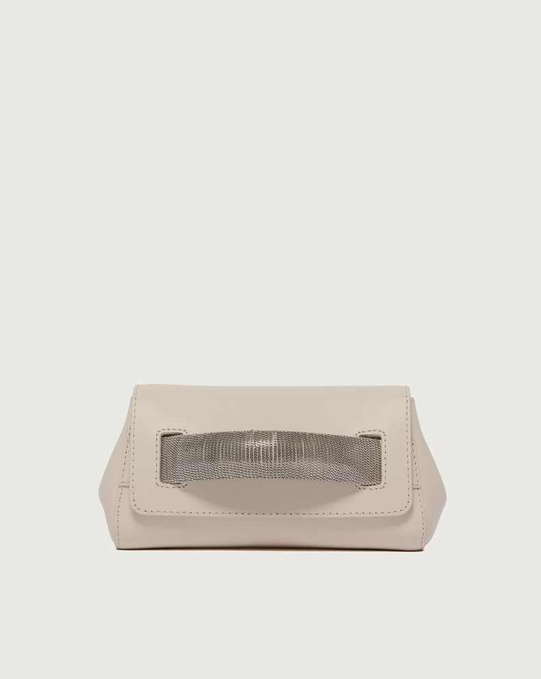 Gossip Alba Chain leather clutch bag