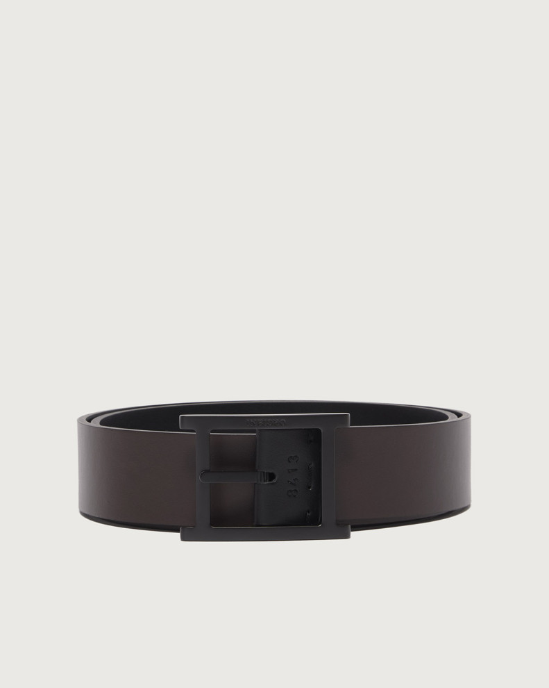 Monaco Double reversible leather belt 3,5 cm