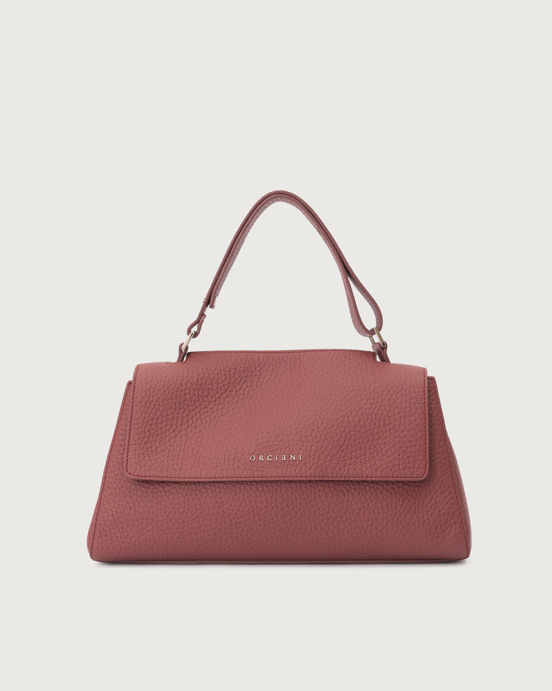Sveva Longuette Soft leather handbag with strap