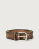 Bamboo leather belt